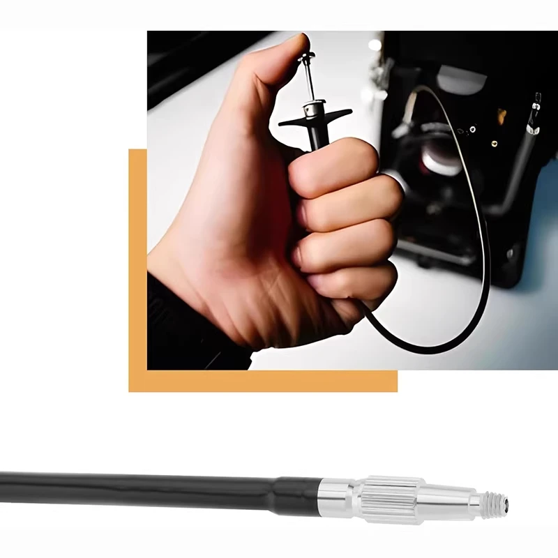 Camera Manual Shutter Release Control Cable 40cm/70cm/100cm Mechanical Locking Shutter Line Prevents Camera Vibration