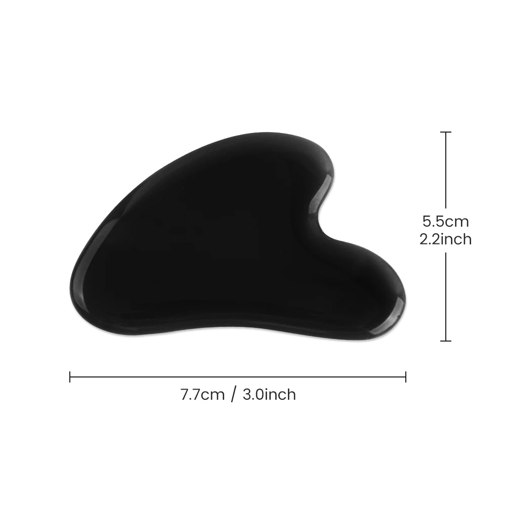 Glass Gua Sha Scraper Massager For Face Neck Body Guasha Massage Tool Facial Skin Care Guasha Board Face Massager