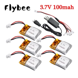 3.7V 100Mah Battery USB Charger Spare Parts For Wltoys V272 V282 V292 JXD JD395 Hubsan H111 RC Helicopter Quadcopter Battery