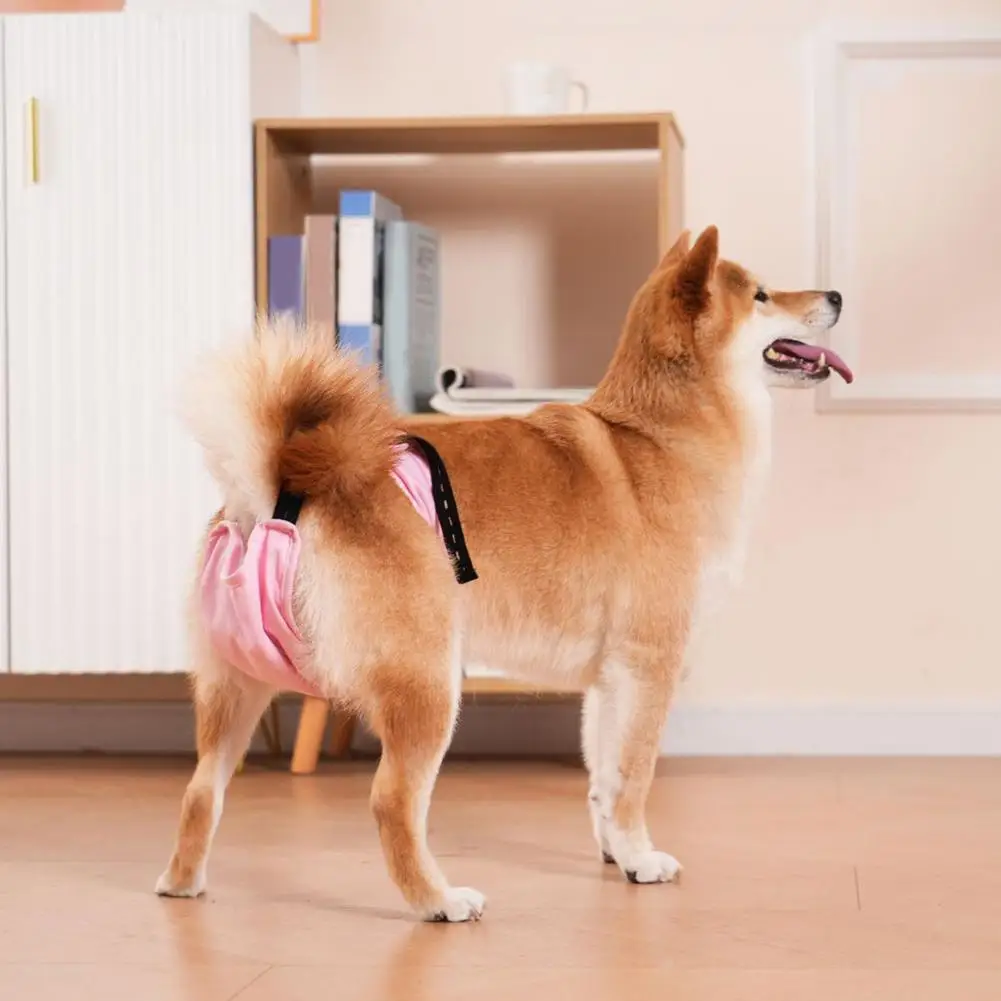 Pañales de ciclo de calor para perros, pañales muy absorbentes para mascotas para perros y mujeres, pañales ajustables para cachorros, bragas reutilizables para perros pequeños