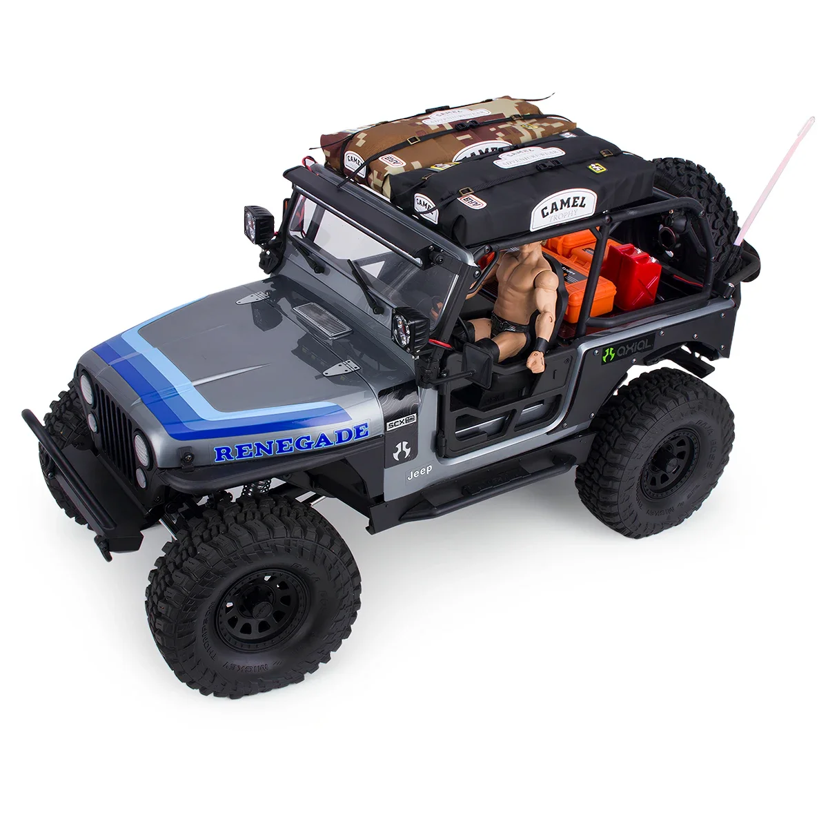 Simulation Roof Luggage Tent Bag Decoration for 1/8 1/10 RC Crawler Car Axial SCX10 TRX4 Defender MJX RC4WD D90 Parts