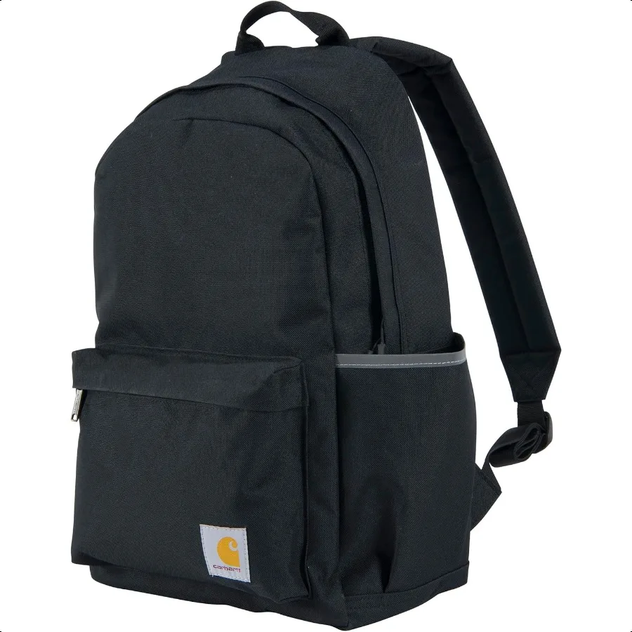 

21L Classic Laptop Backpack WaterResistant Pack W 15 Laptop Sleeve and Organizational Compartments PFAS Free Black
