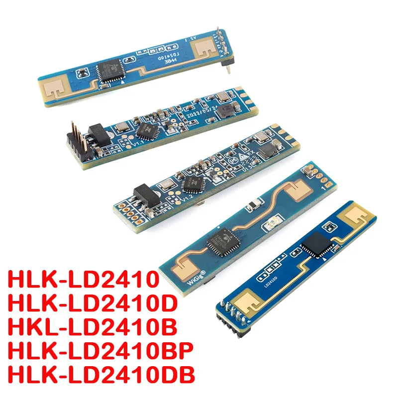 10pcs/1pc HLK-LD2410B LD2410 LD2410D High Sensitivity 24G Human Presence Statu Radar Heartbeat Detection Sensor Module LD2410B-P