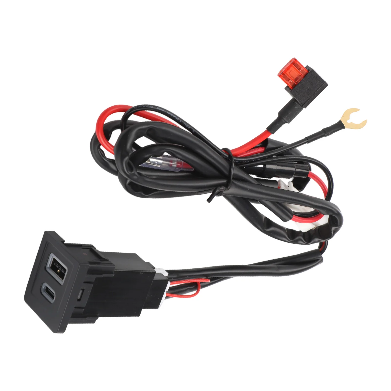 

55,8*33,6*29,4 мм Автомобильное зарядное устройство с двумя USB-портами, светодиодный индикатор, прочная конструкция, широкий диапазон температур, электронные компоненты