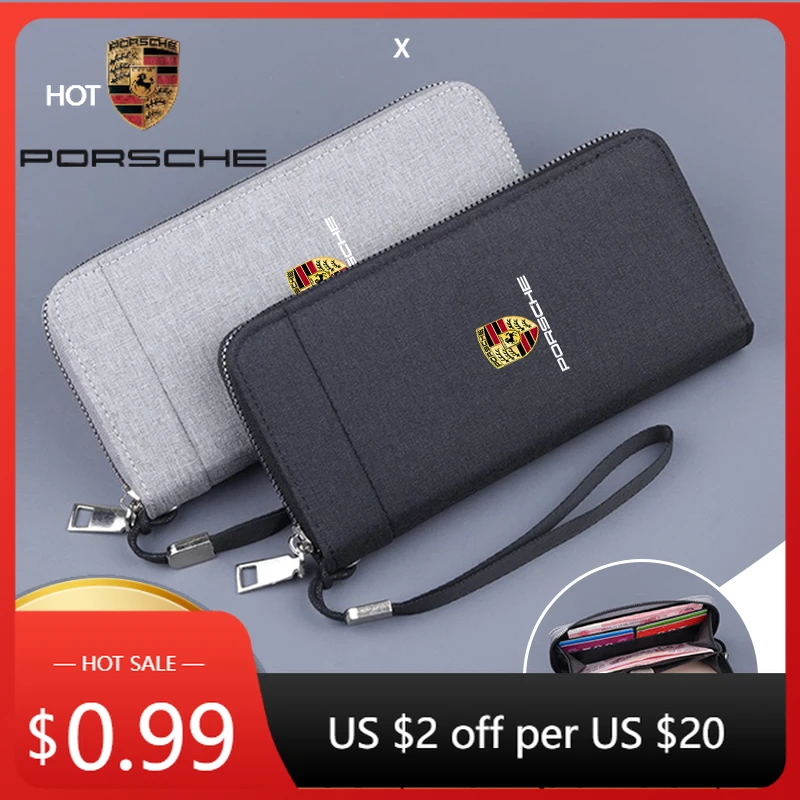 

Наклейка на автомобиль для Porsche Cayman, Cayenne, 911, Macan, эмблема автомобиля, мужской кошелек для монет, сумка для кредитных карт и удостоверений личности, кошелек для монет для Porsche 911