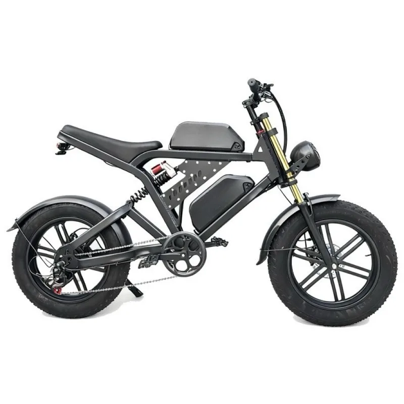 Lithium Electric Off‑Road Racing Bike, Super73‑Style Aluminum Alloy Snow Bicycle, Variable Speed For Wilderness Travel