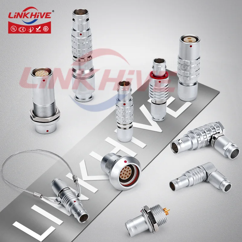 Compatible with LEMO B Series FGG/FEG/FNG/EGG/ECG/EYG/EPG/HEG 00B/0B/1B/2B/3B/4B/5B 2-48 Pin Plug/Socket Push-pull Connector
