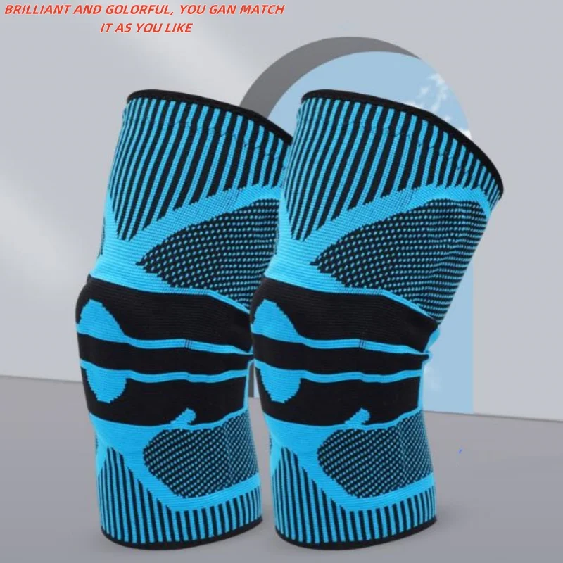 

1pc New Knee Compression Sleeve Brace Support with Patella Gel Pads & Side Stabilizers for Basketball Volleyball Running