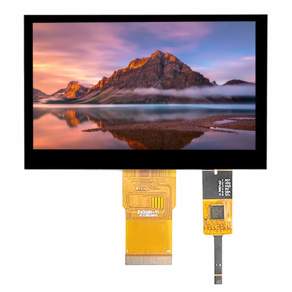 Modulo display TFT da 4,3 pollici 800 luminanze MCU Schermo seriale IPS parallelo Condensatore HD Touch 40PIN