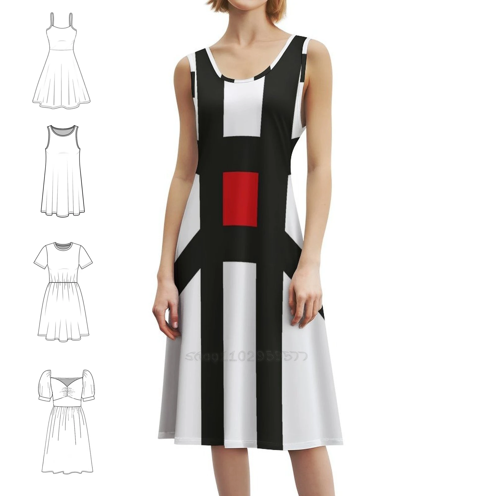 

С оптической иллюзией, минимализм, футуризм, красное женское уличное платье в стиле хип-хоп, графический принт, вечерние клубные одежды, формирование