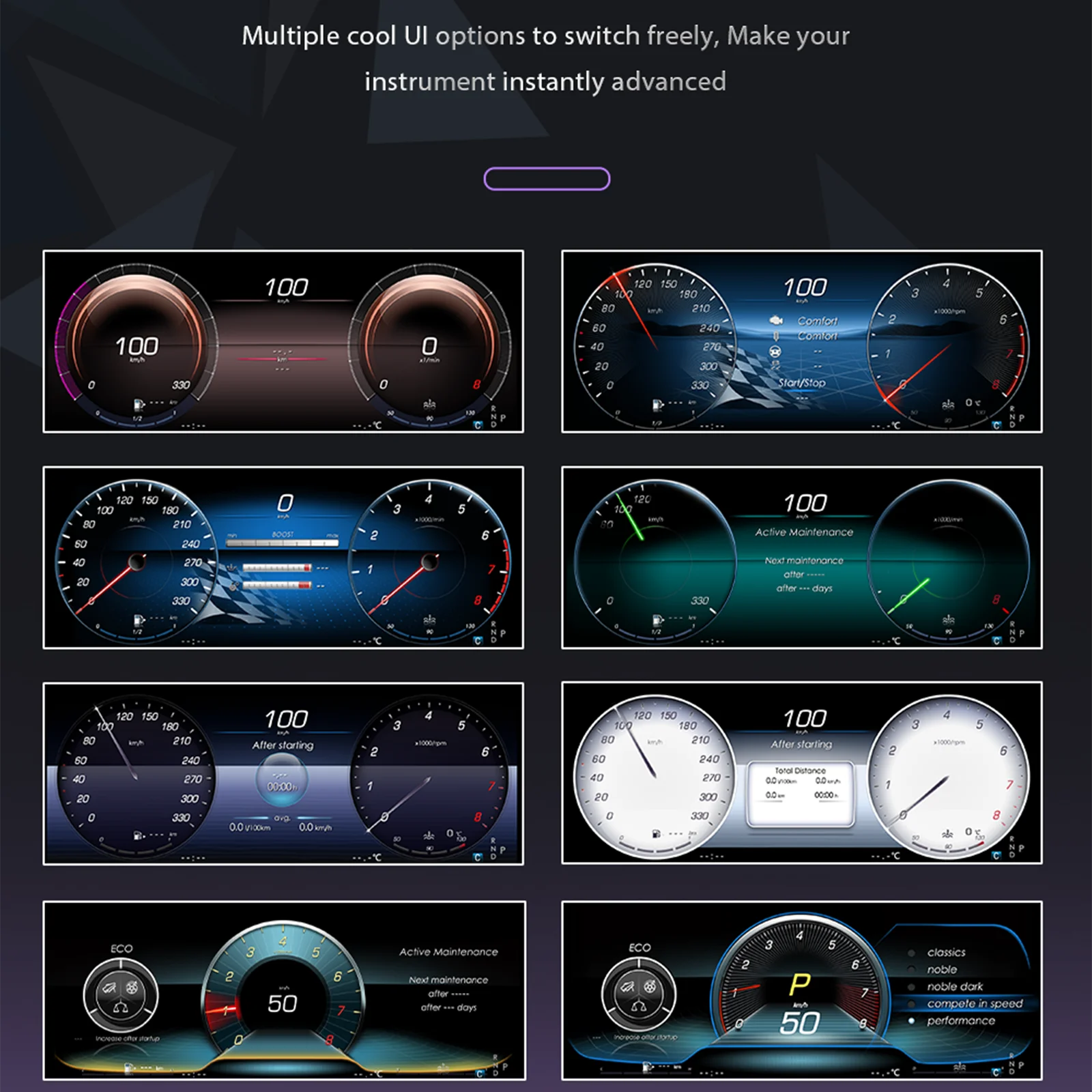Panel de Instrumentos Digital LCD, Velocímetro para Mercedes Benz Vito W447, Años 2016, 2017, 2018, 2019, 2020, 2021, 2022, Panel de Instrumentos para Automóvil, Tablero de Instrumentos, Cabina 6
