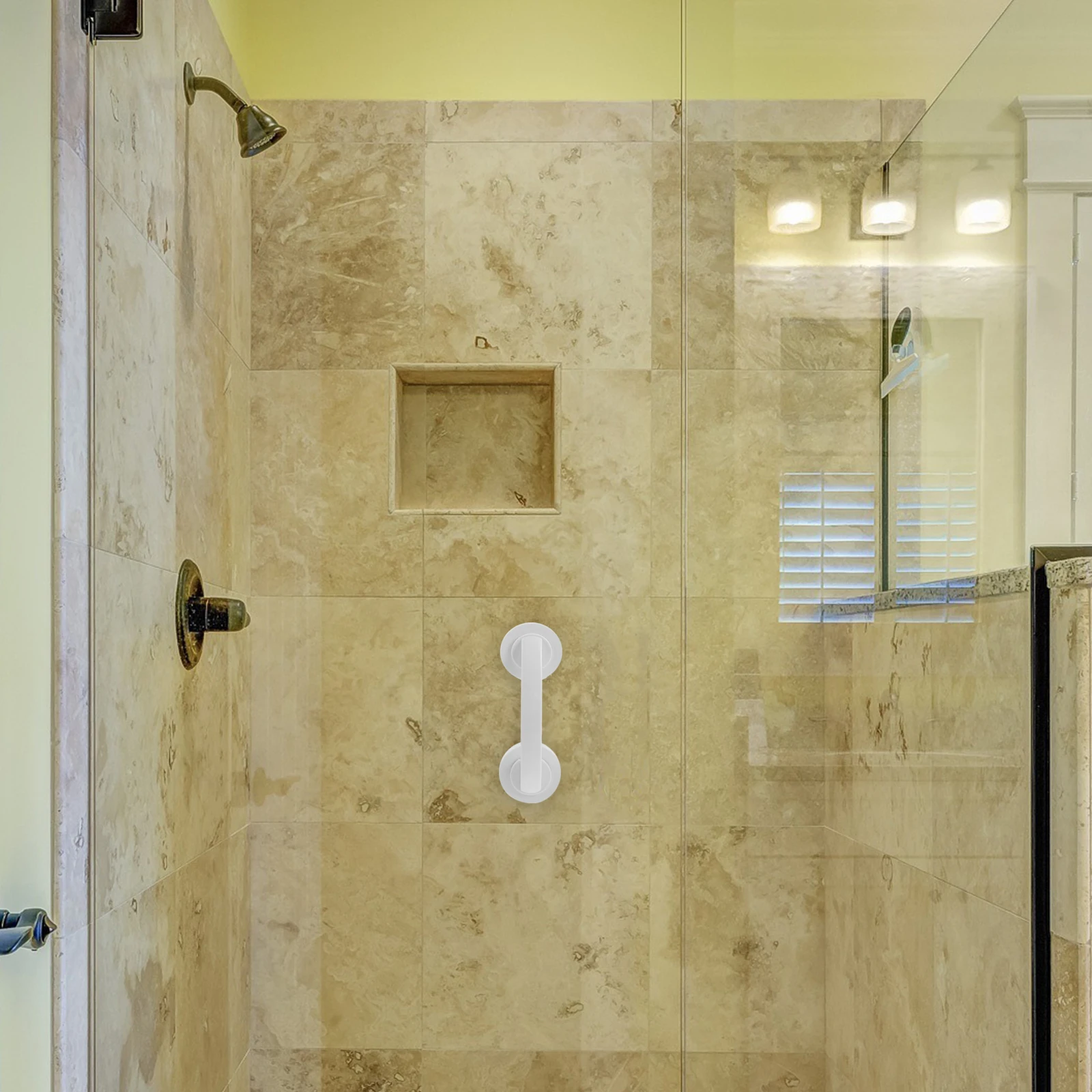 

Suction Cup Door Handle Heavy Duty Plastic No Drill Glass Cabinet Sliding Closet Shower Pull Support Handle For Bathroom Fridge