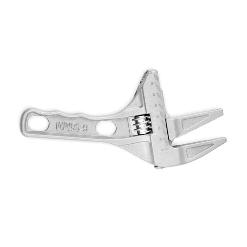 6-68mm Wide Jaw Adjustable Wrench Tap Plumbing Tool for Bathroom Washbasin Tube Dropshipping