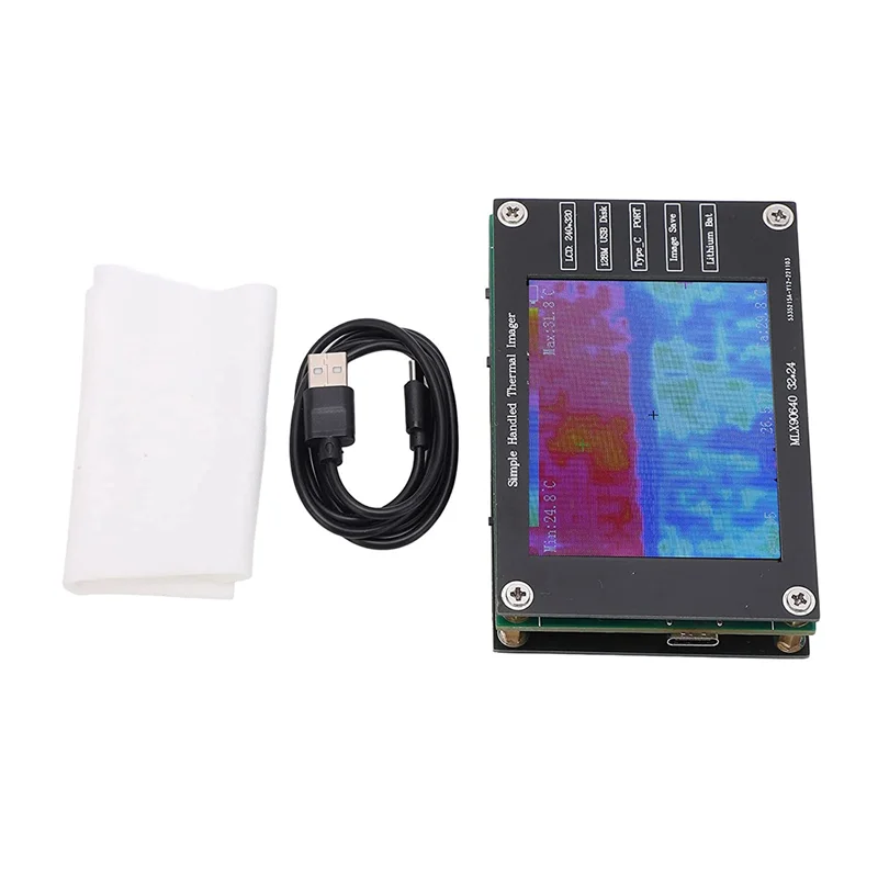 

1 Piece Thermal Imager, 2.8Inch Thermal Imager Infrared Camera, 320X240 ‑40℃ To +300℃ USB C Charging-AA70