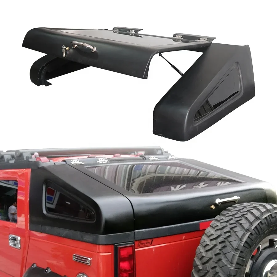 New Product FRP Material Rigid Back Italic For Hummer H2 SUT 2003-2009 Trunk Cover Tonneau Cover Body Kit