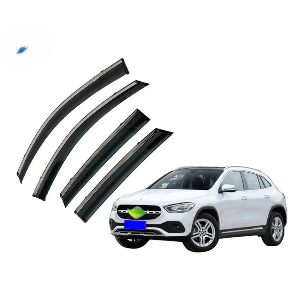 Premium PC Injection Easy Installation Durable Window Visor Wind Deflector For MERCEDES BENZ GLA 200 2020 4pcs Direct Fit