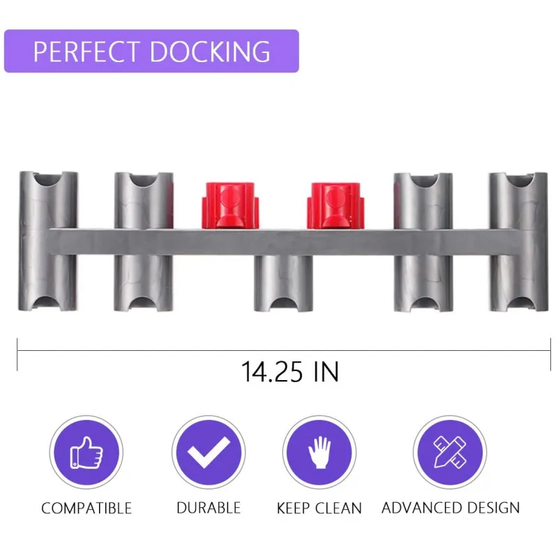 For Dyson V7 V8 V10 V11 V12 V15 Vacuum Cleaner Place Brush Head Nozzle Cleaning Accessories Bracket Storage Shelf Tools Holder