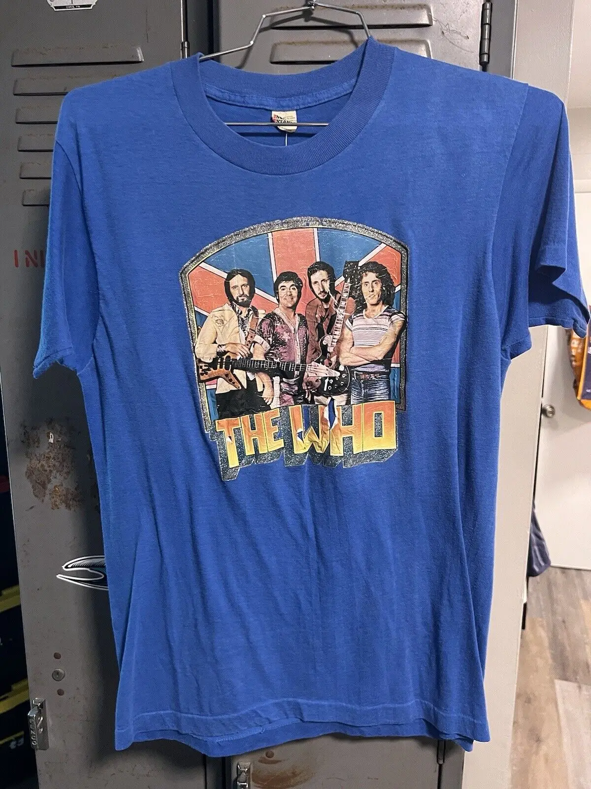 Vintage The Who 1980s Screen Star T Shirt Size Large Rare VNTG Band 80s FLAW