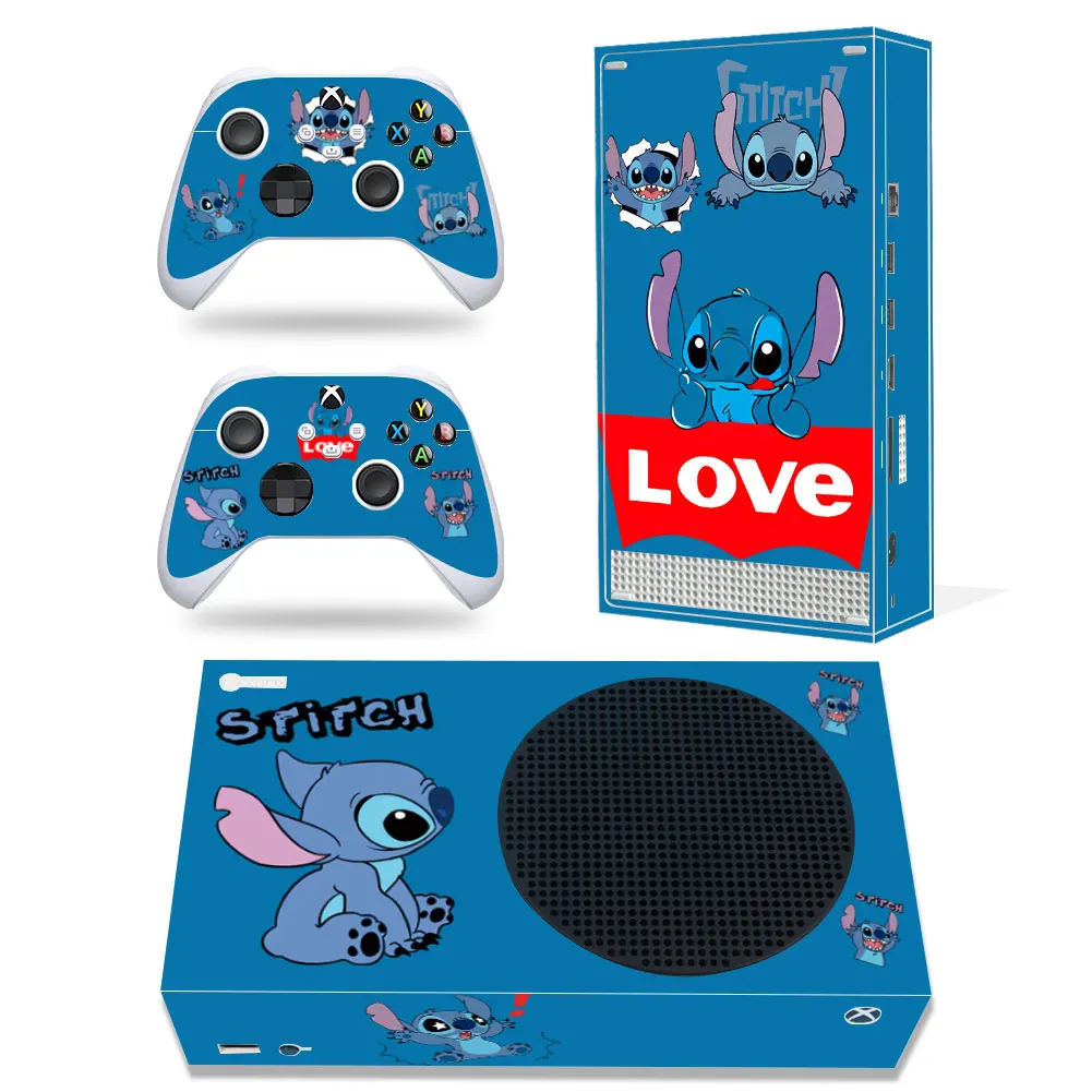 Disney Stitch Mickey decalcomania copertura per Xbox serie X Console e 2 controller Xbox serie X pelle adesivo vinile