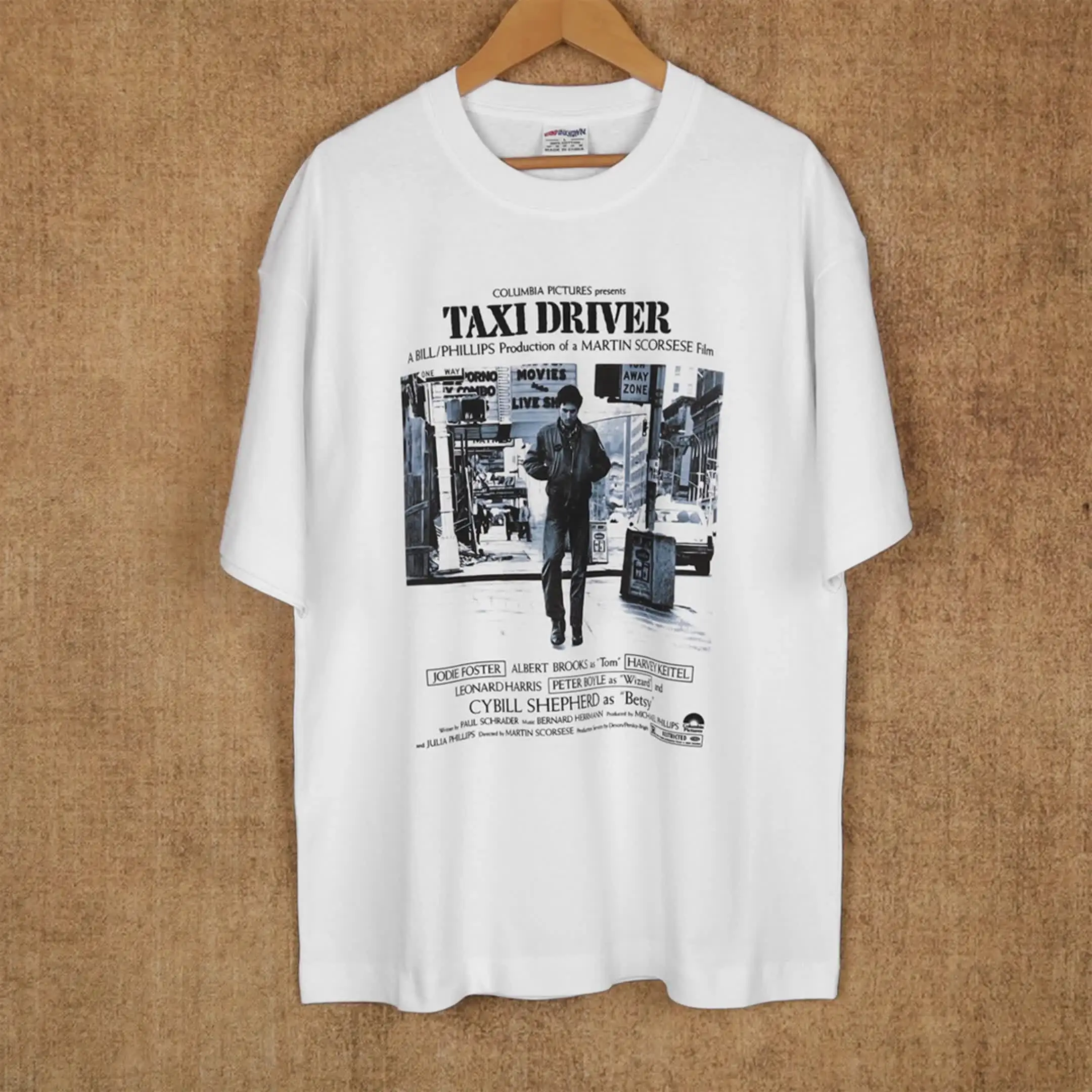 レア 一点モノ 映画 タクシードライバー ロバートデニーロ Tシャツ