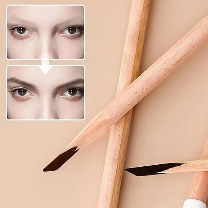 Caneta sobrancelha impermeável para meninas e mulheres, Brow Definer, caneta sobrancelha profissional, delineador à prova mais suave, cílios e sobrancelhas inferiores