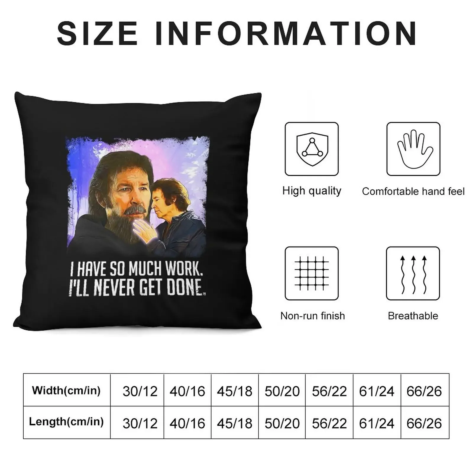 I have so much work - Neil Breen Throw Pillow Anime Decorative Sofa Cushion Couch Cushions pillow cover christmas pillow