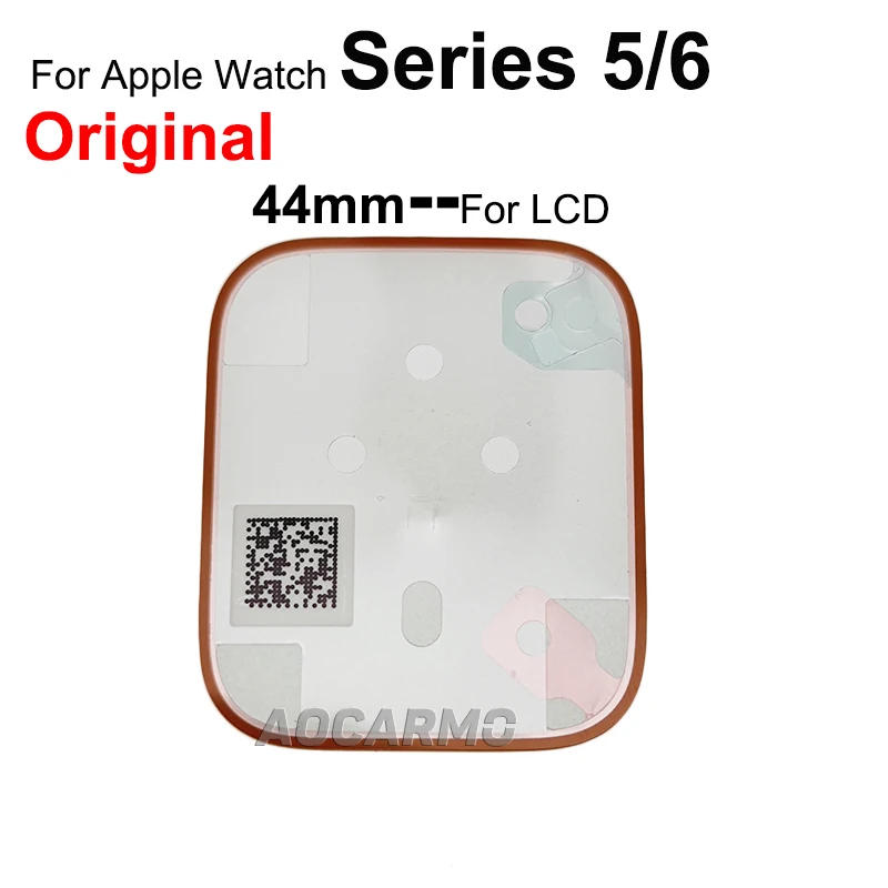 Aocarmo Front LCD Screen Adhesive And Back Sticker Repair Glue Tape For Apple Watch Series 5 6 40mm/44mm