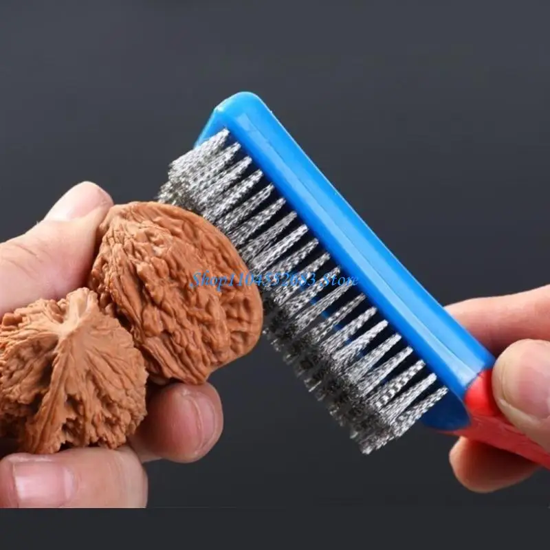

Y6GD Effective Long Lasting Steel Wire Brush With Ergonomic Handle Easy To Hold Fit for Thorough Cleaning Of Various Surfaces