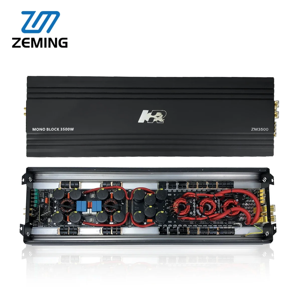 High Power 3500W Monoblock Class D Competition Grade Subwoofer Amplifier Car Audio Amp ZM-3500