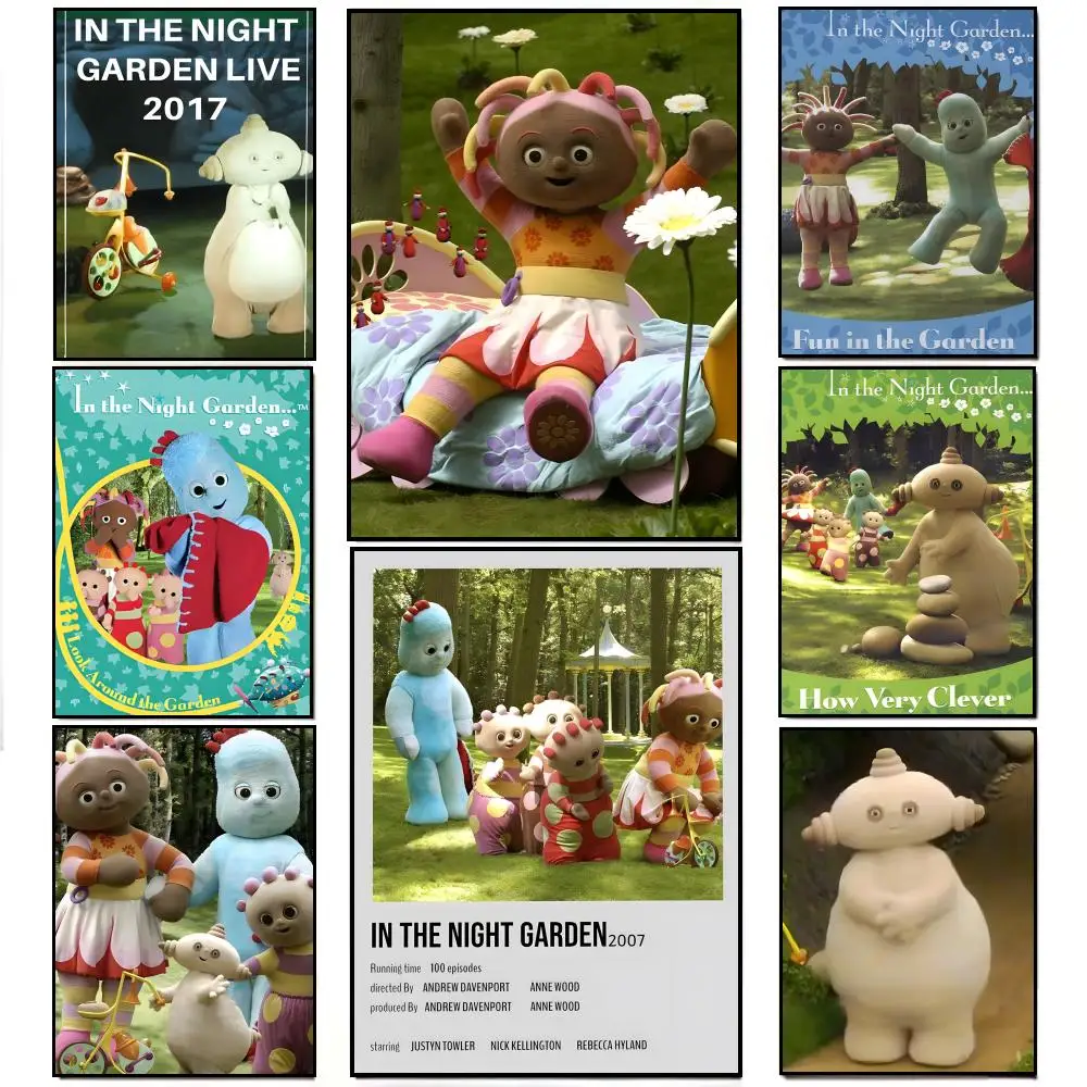 animation whimsical I-In the Night G-Garden Poster Poster HD  Waterproof Wall Sticker Bar Living Room Decor Gift