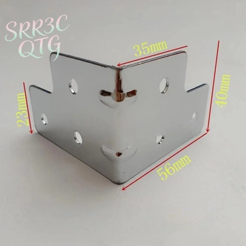Hot Sale 6 Hole Reinforced Metal Corner Bracket Angle Code Hardware Fitting For Tool Case Aviation Cabinet Reinforce Repair