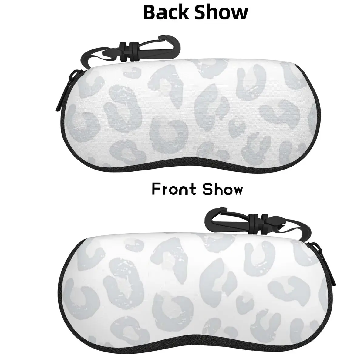 

Leopard Print Shell Glasses Case Protective Sunglasses Box Women Men Soft Eyeglass Bag Pouch