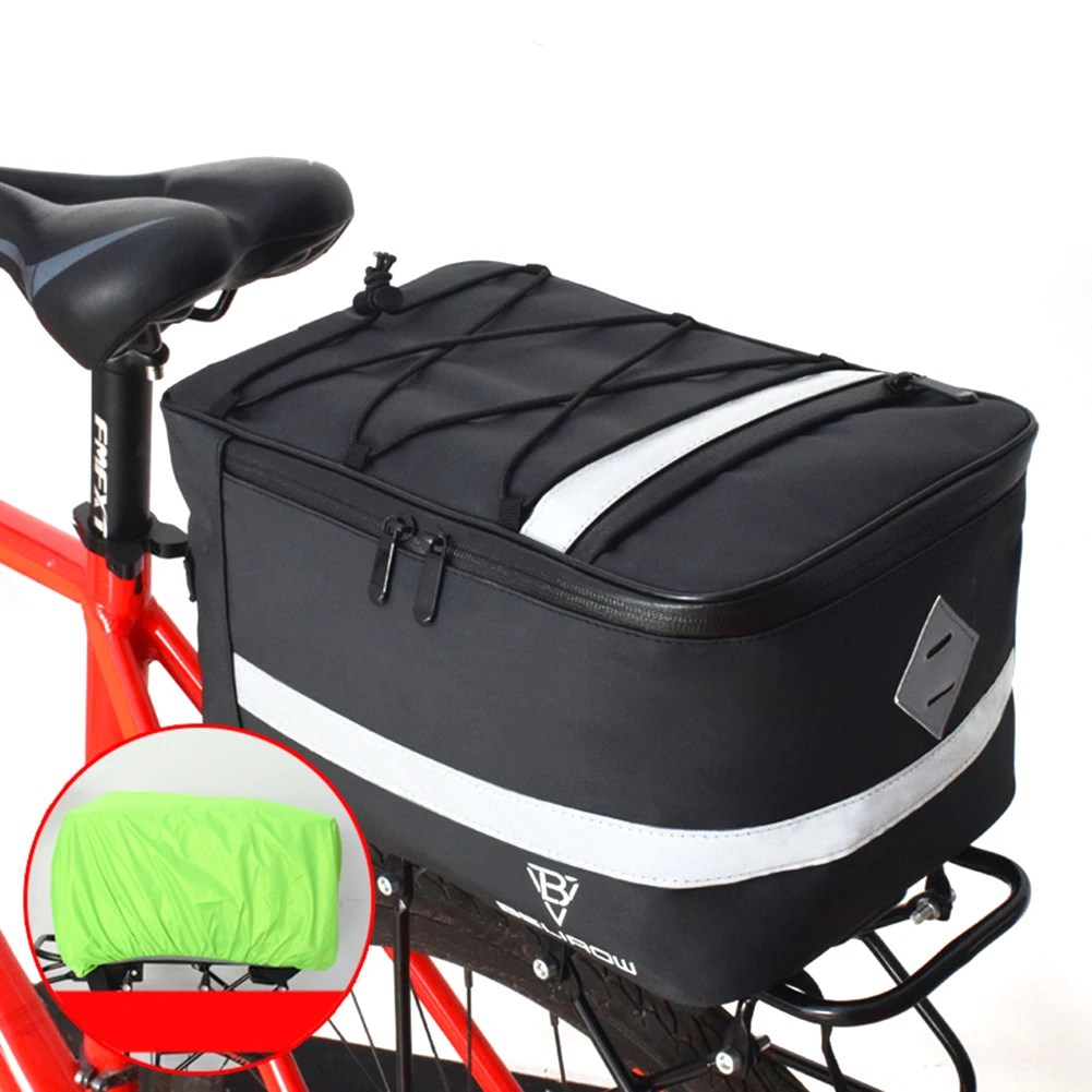 8l/15l Bicycle Carrier Bag Rear Rack Bike Trunk Bag Luggage Box Back Seat Travel Waterproof Pouch