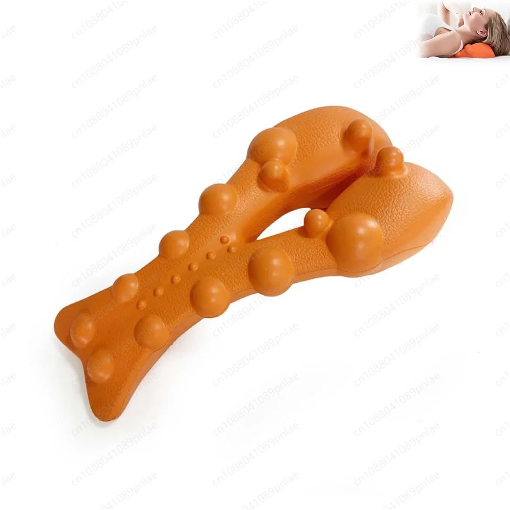 Multifunctional Neck Massager & Back Stretcher Shoulder Waist Spine Support Pain Relief Device