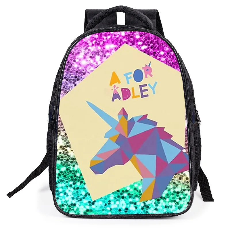 AFOR ADLEY-3D Imprimir Sacos De Escola, Mochila De Aluno, Mochila Para Laptop, Lancheira, Estojo De Lápis, Moda Criativa, Engraçado, 3Pcs por Conjunto