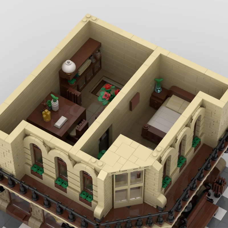 3015pcsMOC Modular Old Candy Shop DIY Grandma’s eet Shop – Heartwarming Miniature StorefrontBirthday Building Blocks Gift