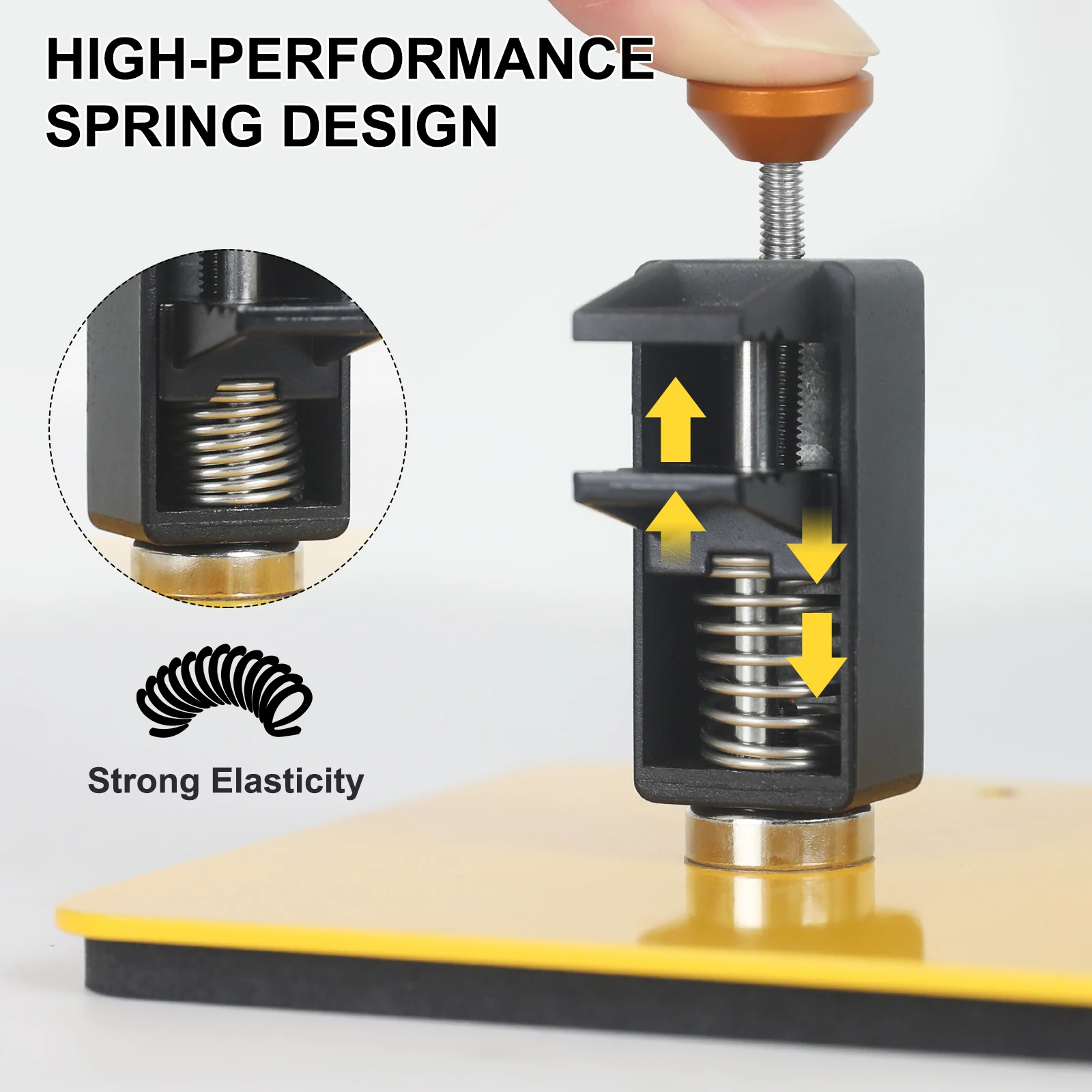NEWACALOXSoldering Helping Hands Third Hand Tool with Magnetic Base Adjustable Metal Circuit Board Holder for PCB Welding Repair
