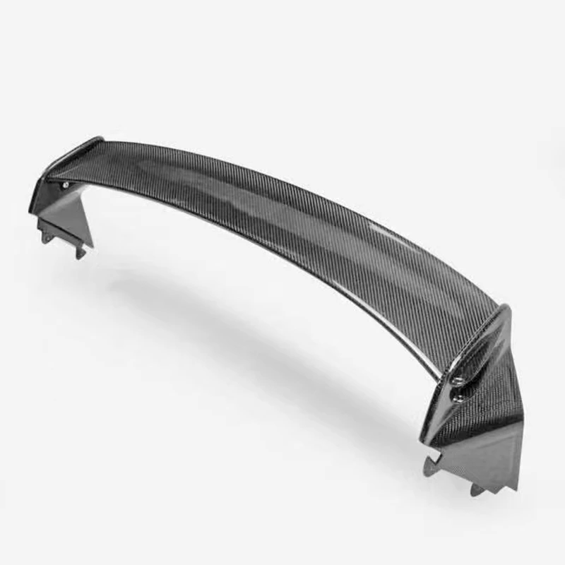 Car-styling JCW Carbon Fiber Roof Spoiler Glossy Finish Rear WIng Lip Fibre Splitter Drift Kit For Mini Cooper R56 Ver.2.11/2.12