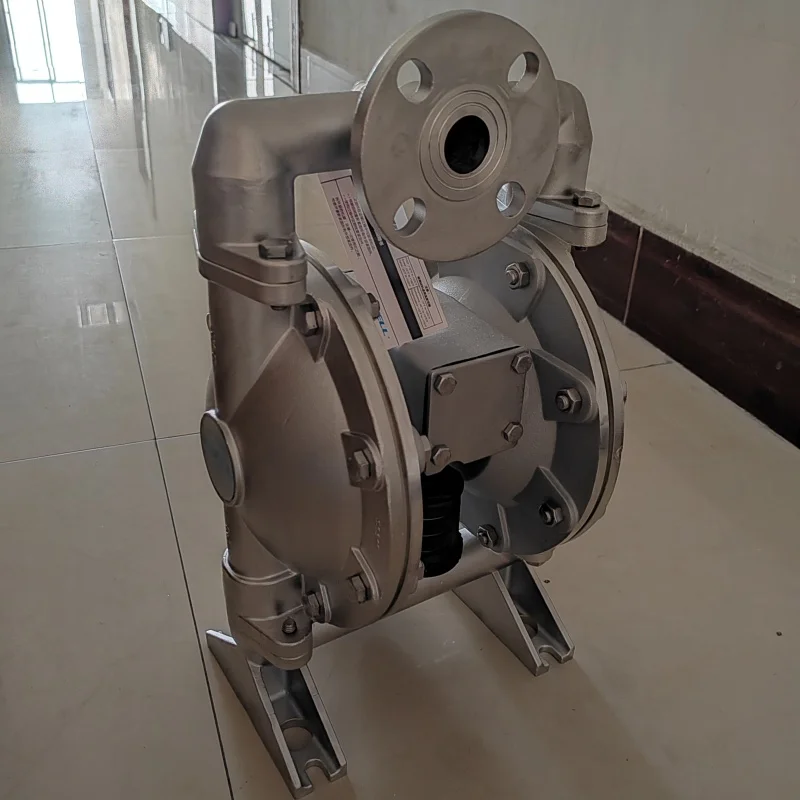 

OVELL diaphragm pump A10SATTS-CF-GT 316SS body with PTFE membrane Flange connection air-driven pump in stock