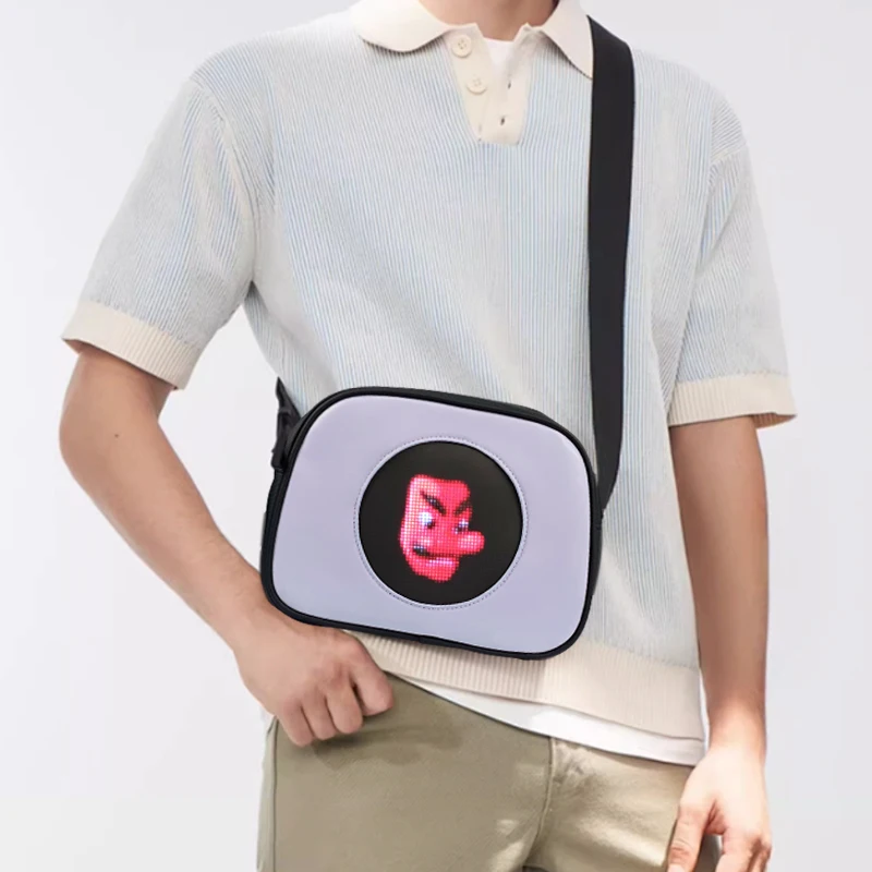 Advertising creativity for crossbody bags with LED display screens Handbag women smart Bluetooth shoulder bags purse Makeup bag