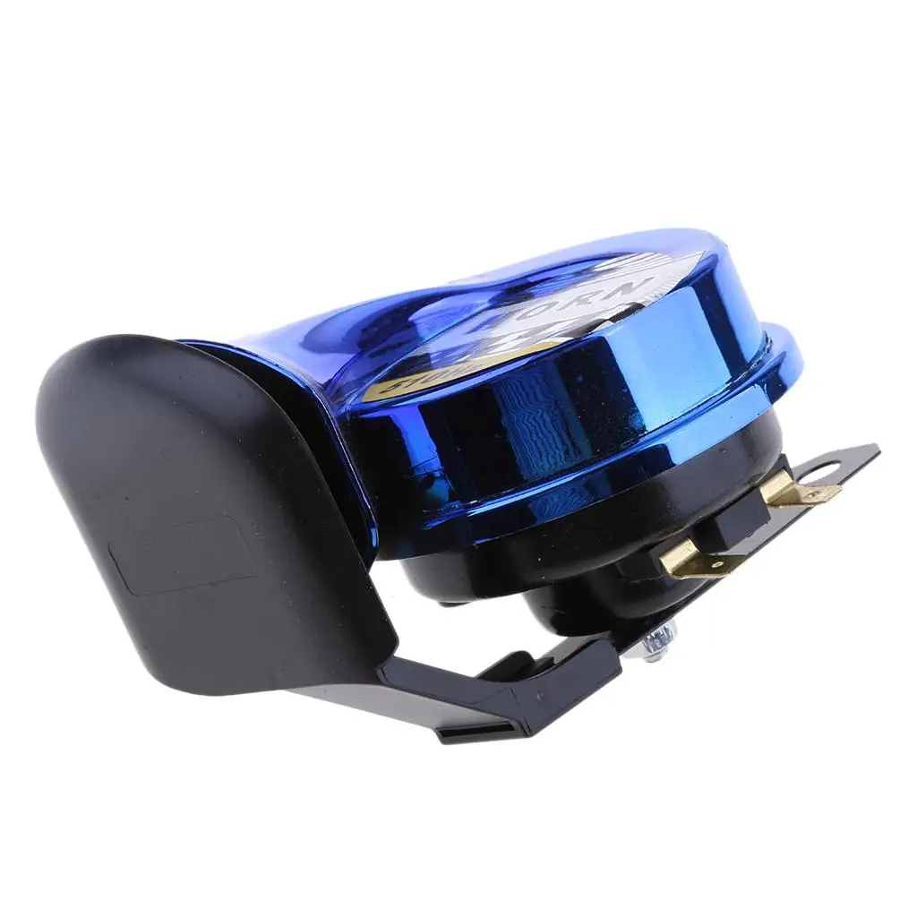 

Car Horn Strong Alarm Siren Waterproof ABS Snail Electronic Horn for 12V Motorcycle and Car Replacement