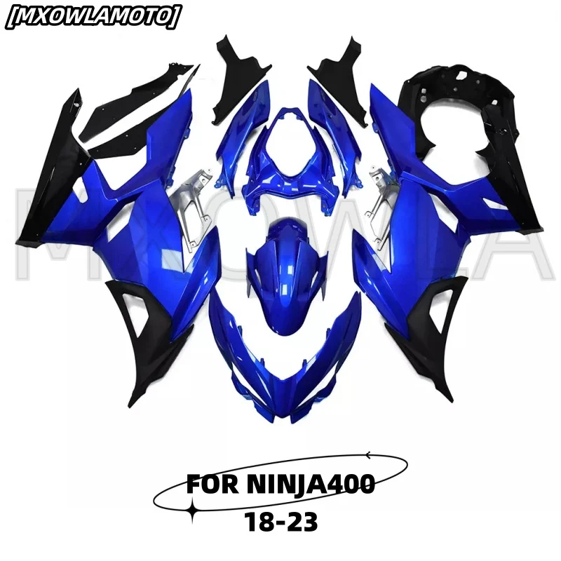

Блестящий синий обтекатель для Ninja400 2018-2019-2020-2021-2022-2023 полный комплект обтекателей подходит для Ninja 400 обтекатель кузова