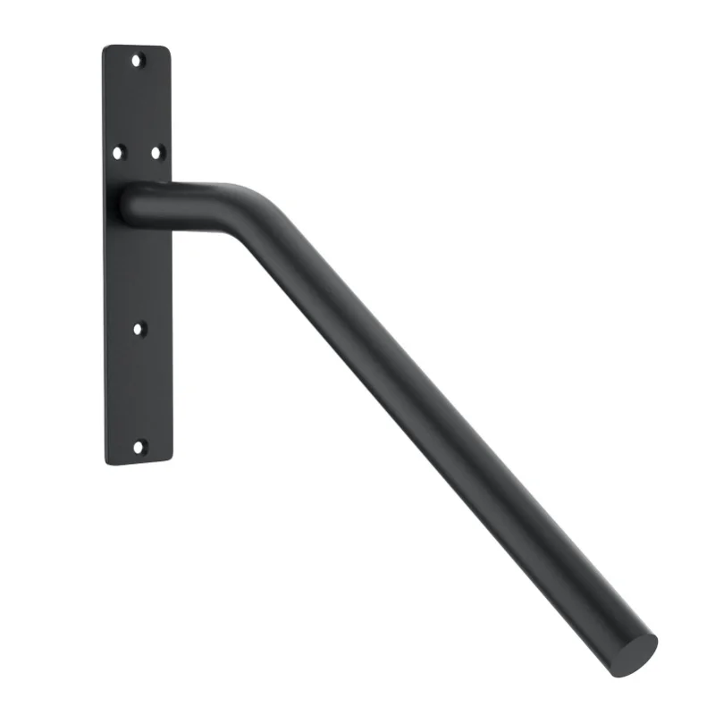 

Настенный поручень для лестницы из легированной стали, усиленный, для гаража, черный