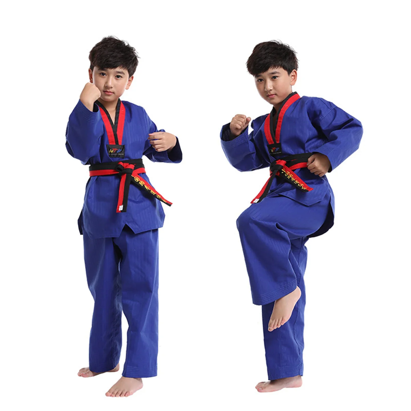 Adult and Children\'s Taekwondo Training Costume Taekwondo Competition Professional Karate Clothing Sportswear