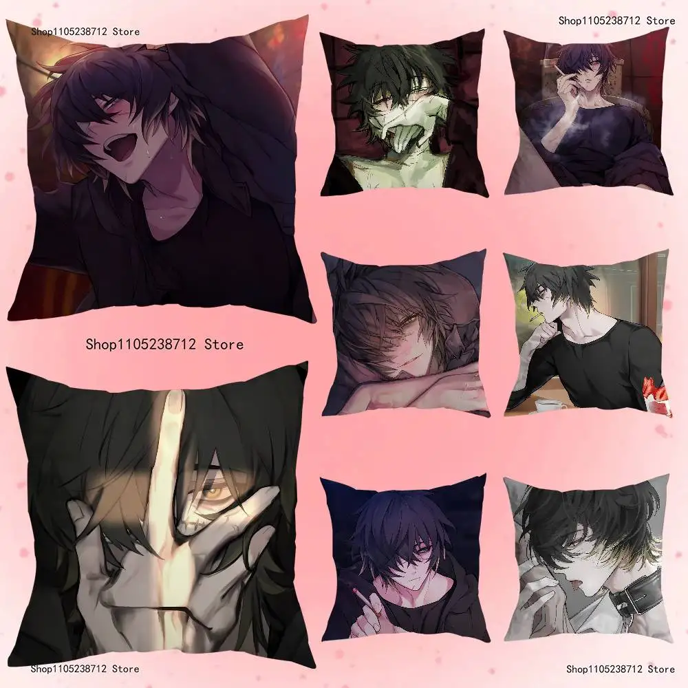 

Towa S-Slow D-Damage Pillow Covers Cartoon Sofa Decorative Home Double-sided Printing Short Plush Cute Cushion Cover