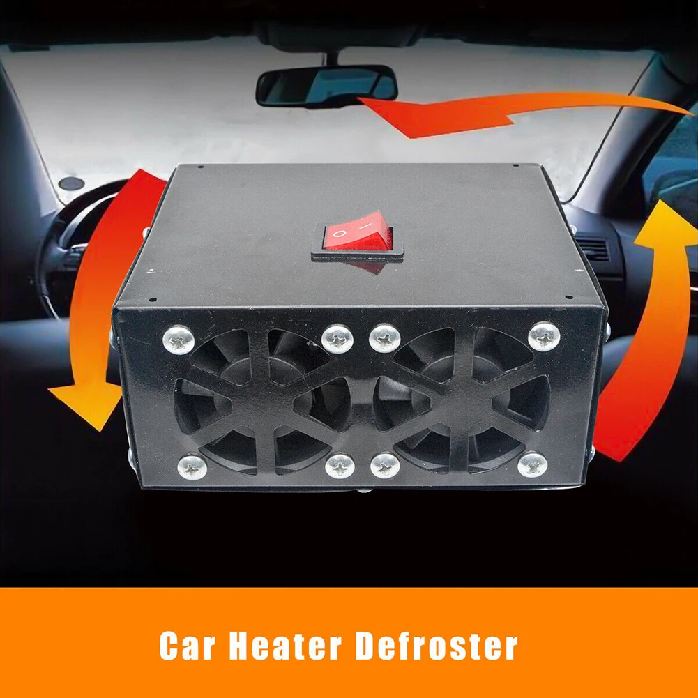 

Car Windscreen Defroster 12V Car Heater 500W High Power Cyclic Heating Easy To Operate Switch Flame Retardant Material