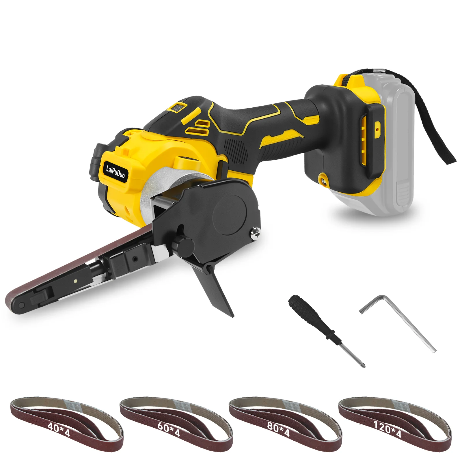 Belt Sander Portable - Ponceuse à bande sans fil 680W,