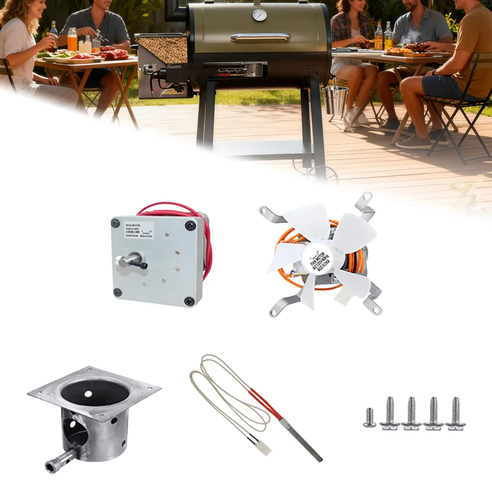 

Fire Burn Pot Heavy Duty, Professional Parts Maintenance, Reliable Burner Fan