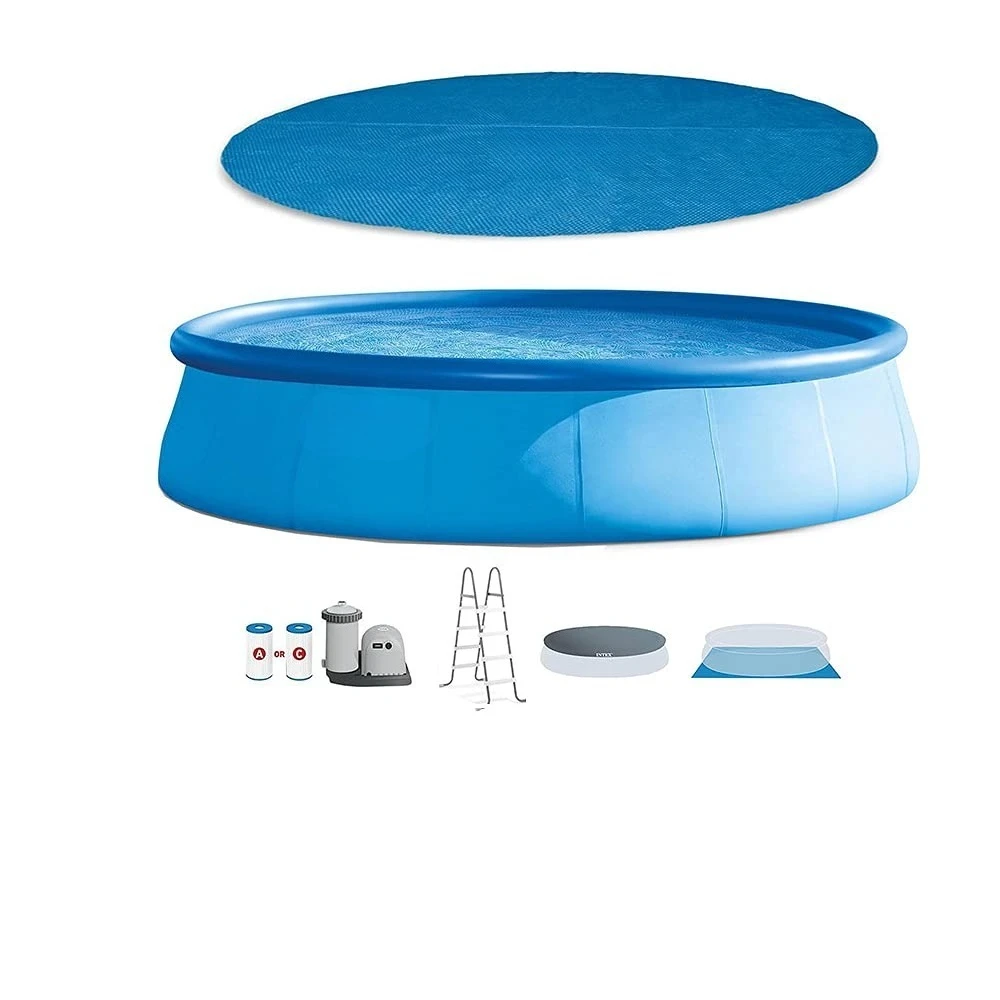 

Надувной бассейн Easy Set 18' x 48" с фильтрующим насосом 1500 GPH и съемной лестницей, индивидуальная комплектация