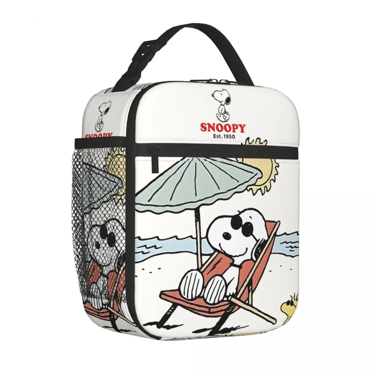 For Travel GDKDL AJDO Elepanth Fly Colorful Leakproof Insulated Beverage Peanuts Snoopy Travel Storage Bags Teen Lunch Boxes